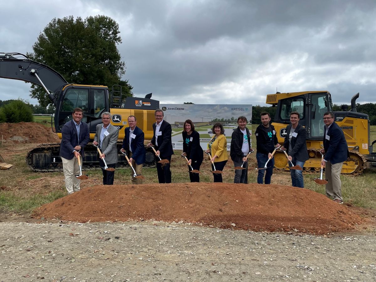 KREISEL Electric, a John Deere Subsidiary, Breaks Ground on Battery and Charger Manufacturing Facility in North Carolina