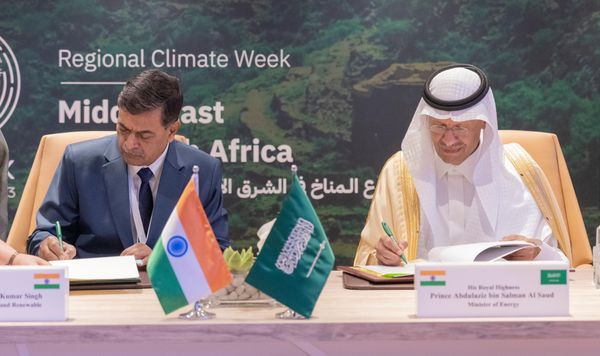 India and Saudi Arabia Forge Strategic Partnership for Green Hydrogen Production